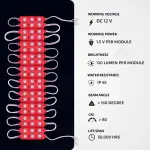 LED 1.5W ROUGE
